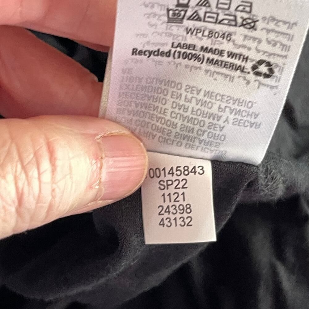 INC Womens NEW PJ Sleep Top Shirt Sz XS Black Stretch Short Sleeve Comfy - Picture 7 of 8